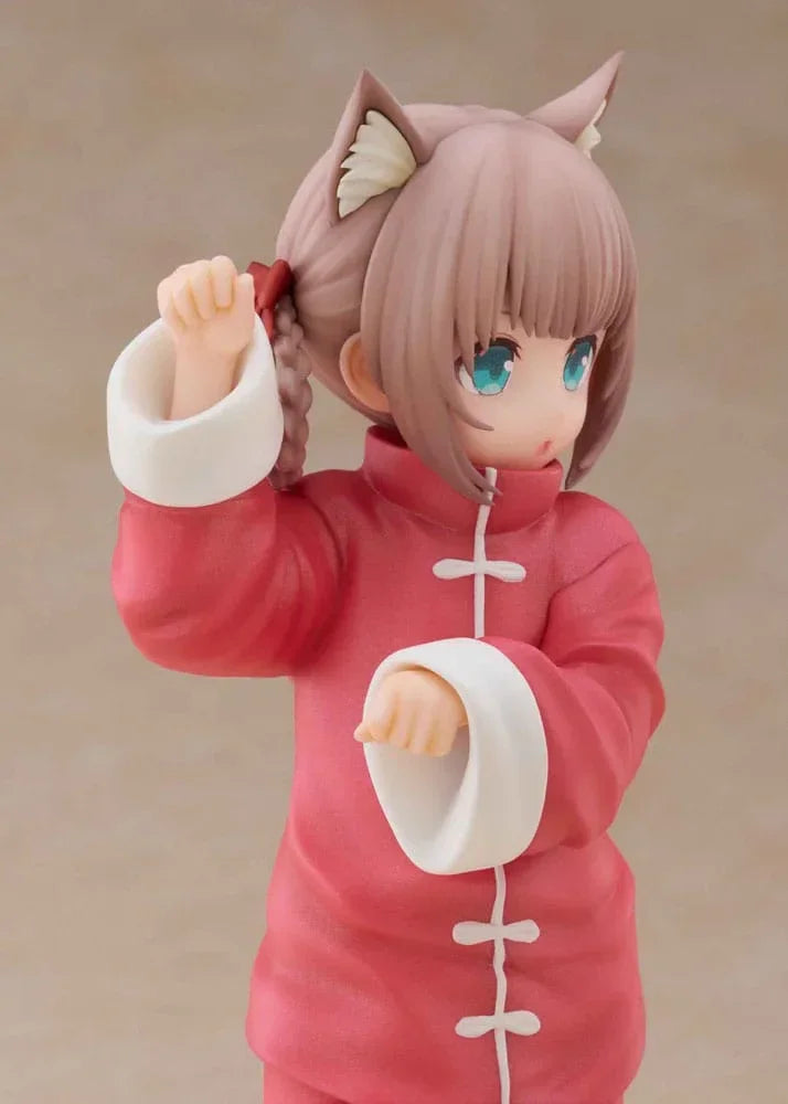 My Cat Is a Kawaii Girl Palette Dress-Up Collection Statue - Kinako Nyang fu Ver. 15 cm Golden Head