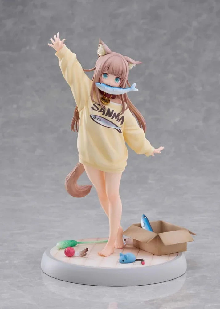 My Cat Is a Kawaii Girl Figur 1/6 Kinako Play With Ver. - AmiAmi Limited Edition Golden Head