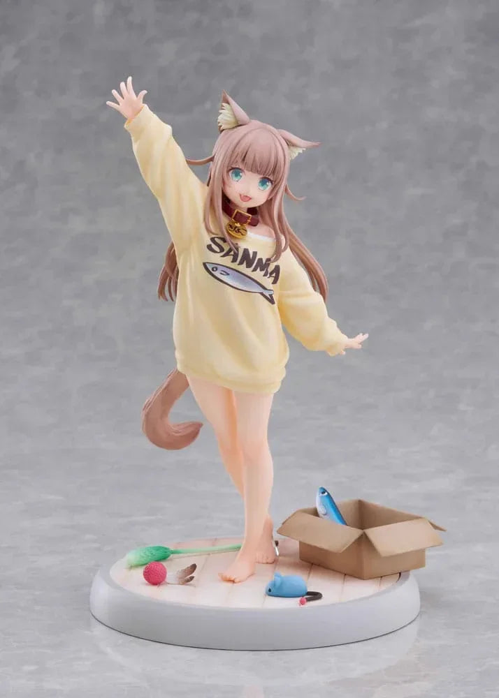 My Cat Is a Kawaii Girl Figur 1/6 Kinako Play With Ver. - AmiAmi Limited Edition Golden Head