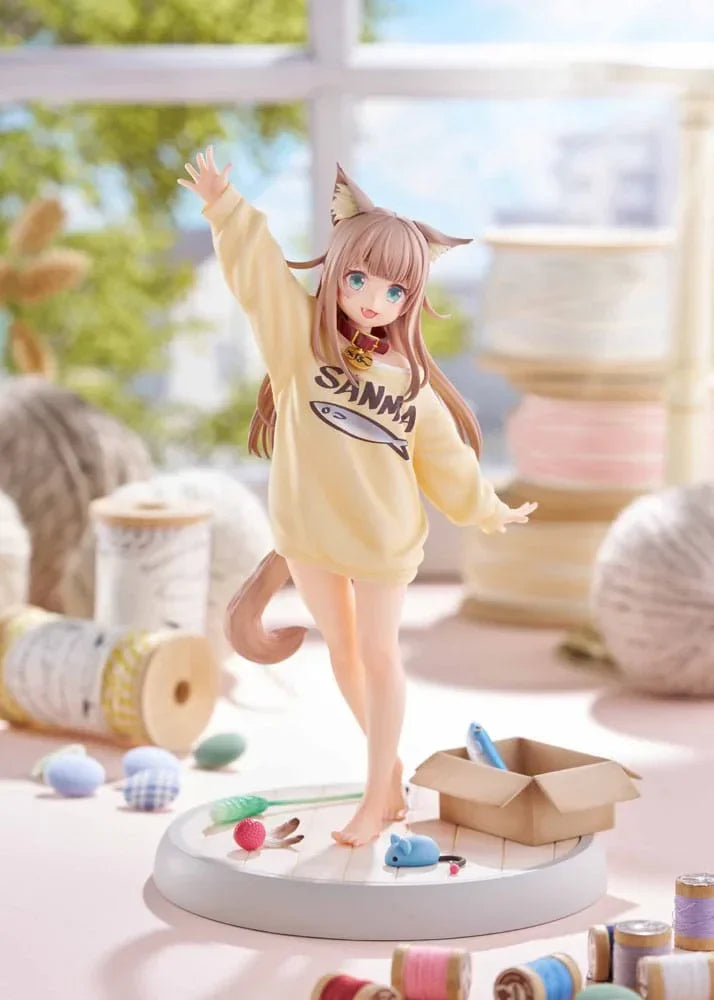 My Cat Is a Kawaii Girl Figur 1/6 Kinako Play With Ver. - AmiAmi Limited Edition Golden Head