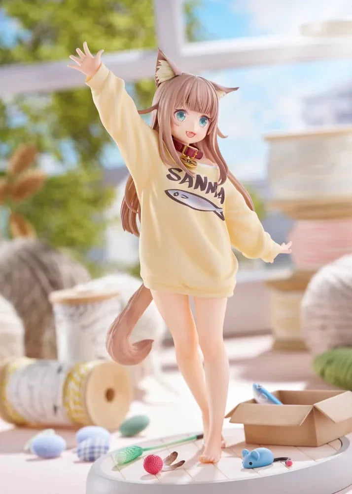My Cat Is a Kawaii Girl Figur 1/6 Kinako Play With Ver. - AmiAmi Limited Edition Golden Head