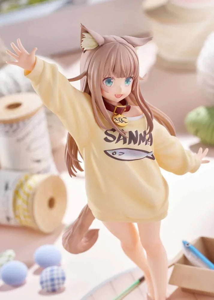 My Cat Is a Kawaii Girl Figur 1/6 Kinako Play With Ver. - AmiAmi Limited Edition Golden Head