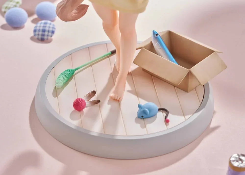 My Cat Is a Kawaii Girl Figur 1/6 Kinako Play With Ver. - AmiAmi Limited Edition Golden Head