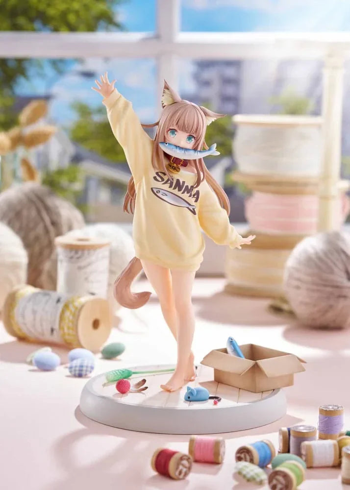 My Cat Is a Kawaii Girl Figur 1/6 Kinako Play With Ver. - AmiAmi Limited Edition Golden Head
