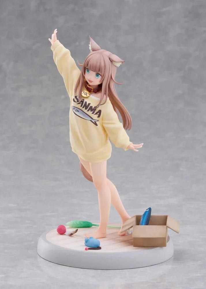 My Cat Is a Kawaii Girl Figur 1/6 Kinako Play With Ver. - AmiAmi Limited Edition Golden Head