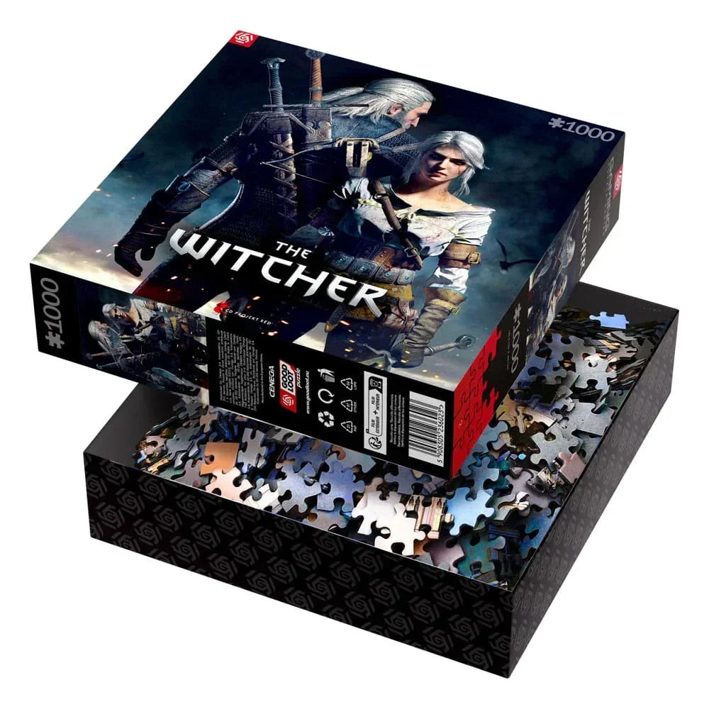 The Witcher Gaming Puzzle Geralt & Ciri (1000 bitar) Good Loot