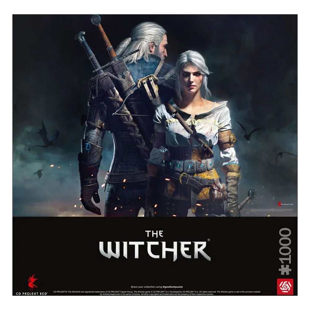 The Witcher Gaming Puzzle Geralt & Ciri (1000 bitar) Good Loot