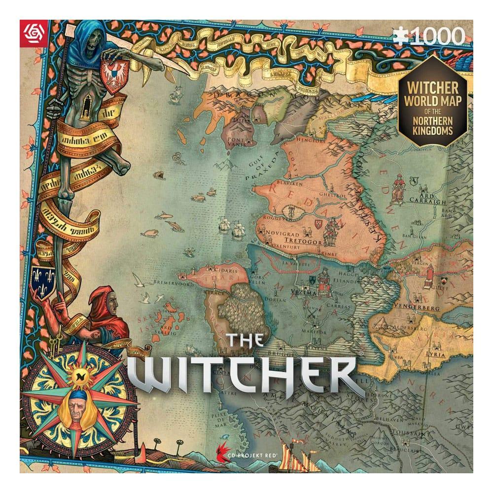 The Witcher 3 Gaming Pussel: De Norra Kungadömena (1000 bitar) Good Loot