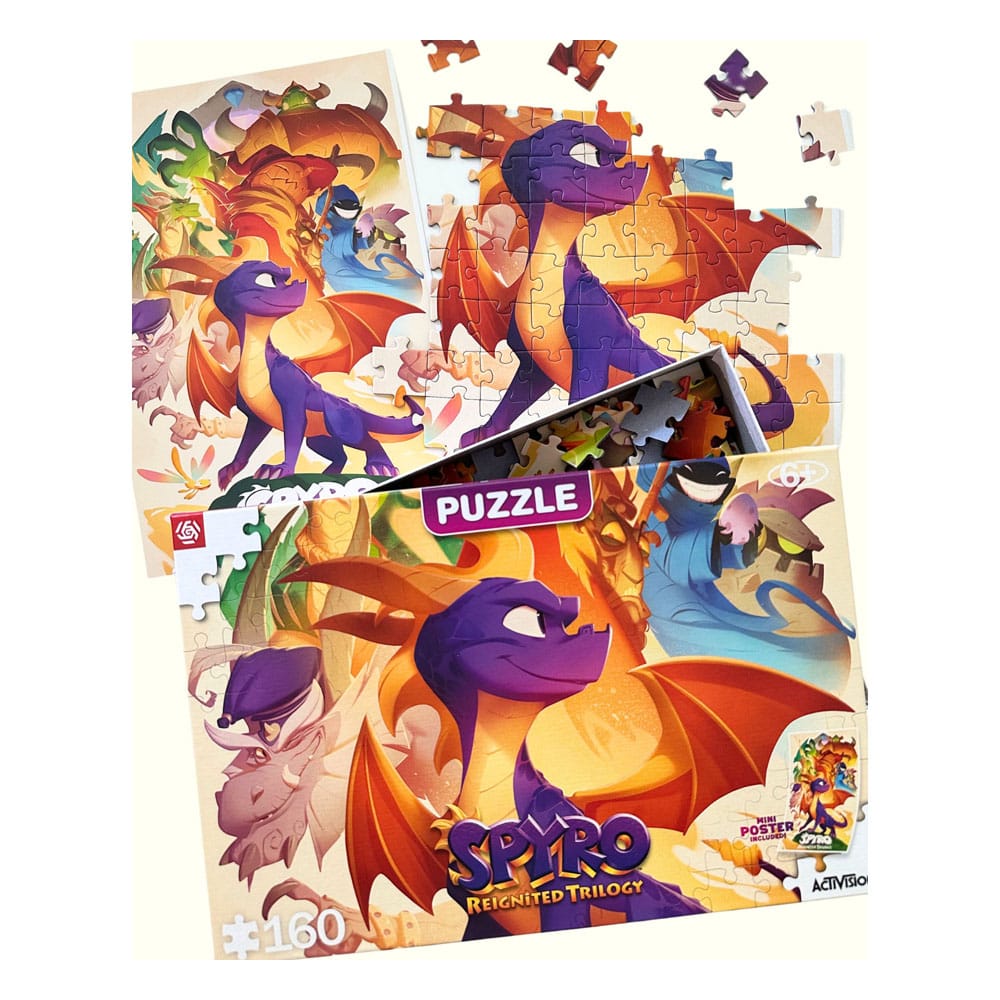 Spyro Reignited Trilogy Kids Puzzle Heroes (160 bitar) Good Loot
