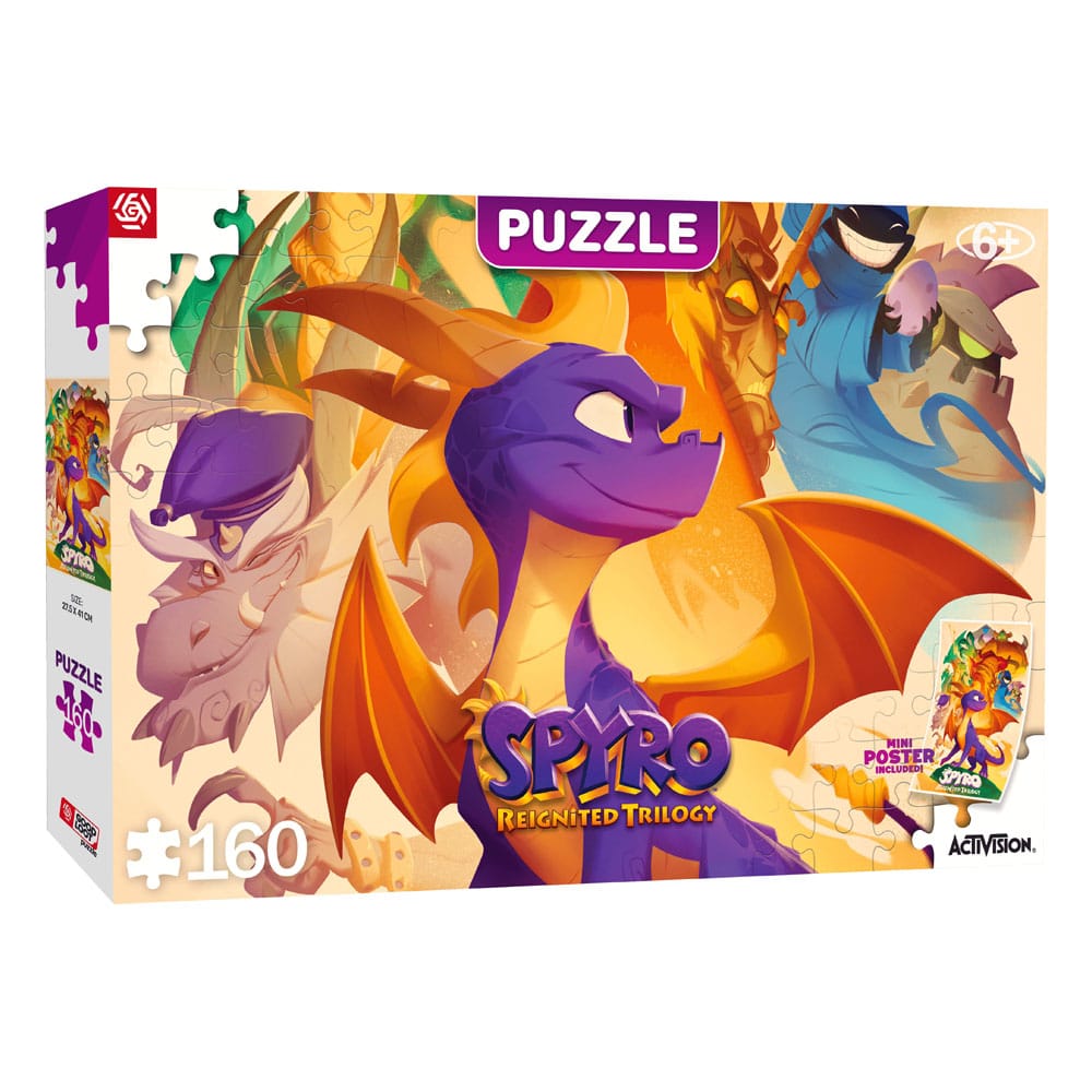 Spyro Reignited Trilogy Kids Puzzle Heroes (160 bitar) Good Loot