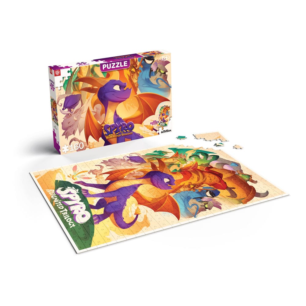 Spyro Reignited Trilogy Kids Puzzle Heroes (160 bitar) Good Loot