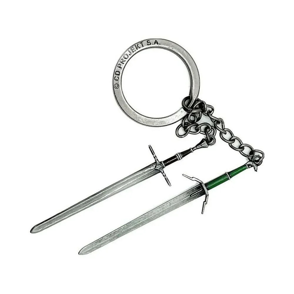The Witcher III: Wild Hunt Keychain Geralt with Two Swords