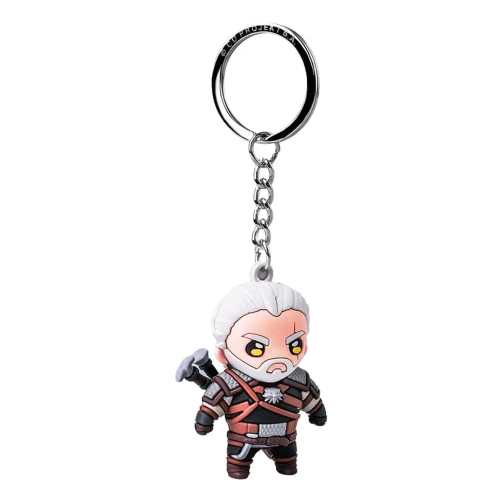 The Witcher III: Wild Hunt Vinyl Nyckelring Geralt of Rivia Good Loot