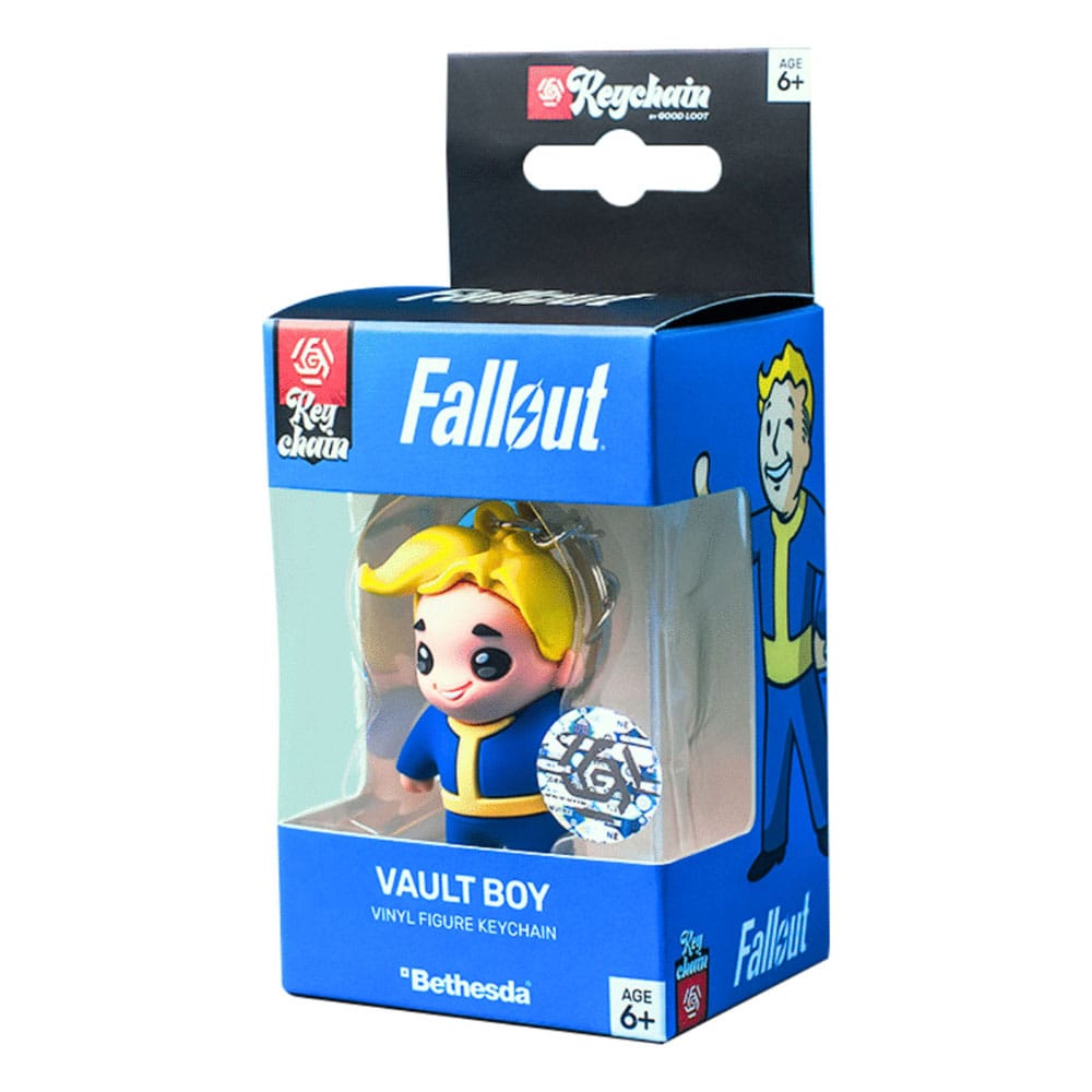 Fallout Vinyl Keychain Vault Boy Good Loot