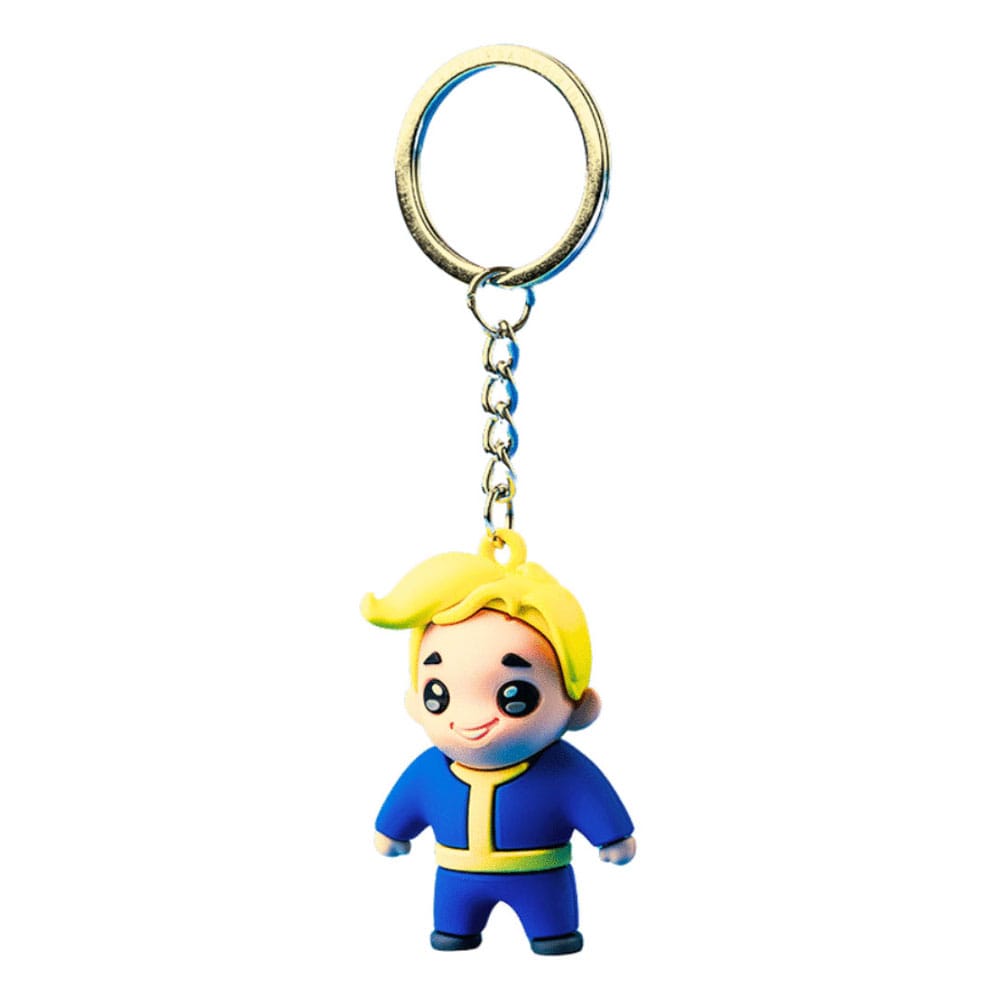 Fallout Vinyl Keychain Vault Boy Good Loot