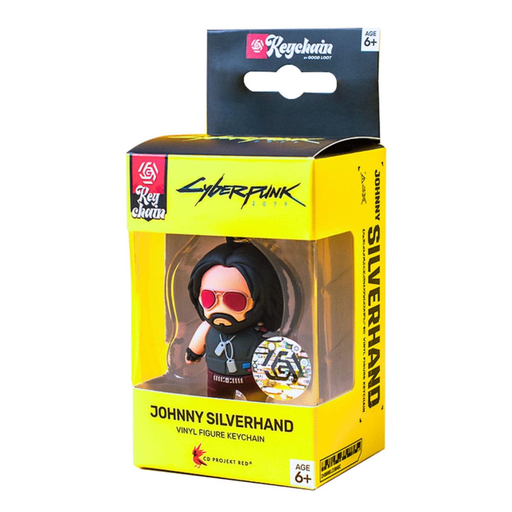 Cyberpunk 2077 Johnny Silverhand Vinyl Nyckelring Good Loot