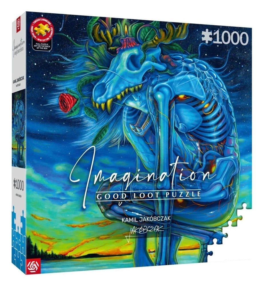 Imagination Series Puzzle Kamil Jakóbczak Bialy Wilk (1000 bitar)