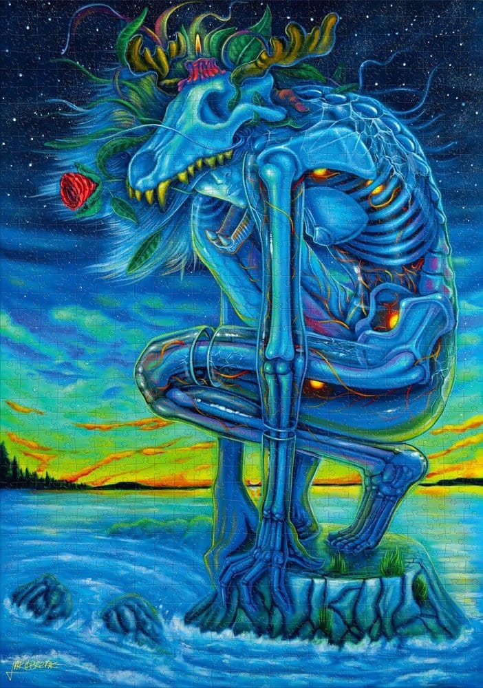 Imagination Series Puzzle Kamil Jakóbczak Bialy Wilk (1000 bitar)