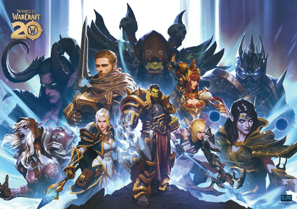 World of Warcraft 20-årsjubileum Pussel (1000 bitar) Good Loot