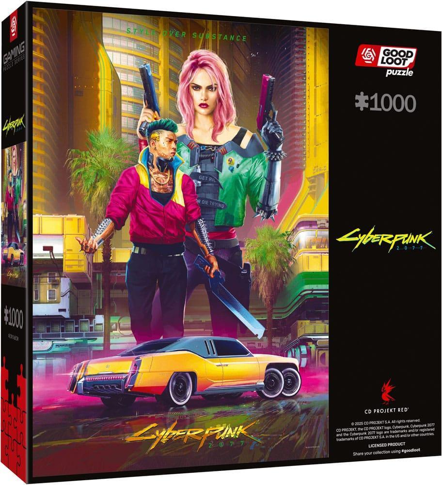 Cyberpunk 2077 Pussel i Kitschstil (1000 bitar) Good Loot