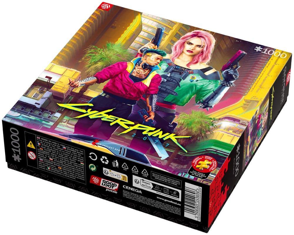 Cyberpunk 2077 Pussel i Kitschstil (1000 bitar) Good Loot