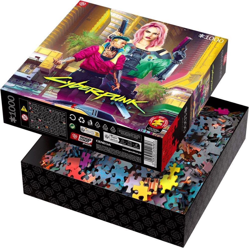 Cyberpunk 2077 Pussel i Kitschstil (1000 bitar) Good Loot