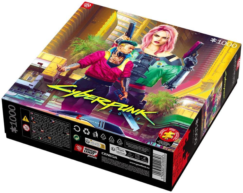 Cyberpunk 2077 Pussel i Kitschstil (1000 bitar) Good Loot