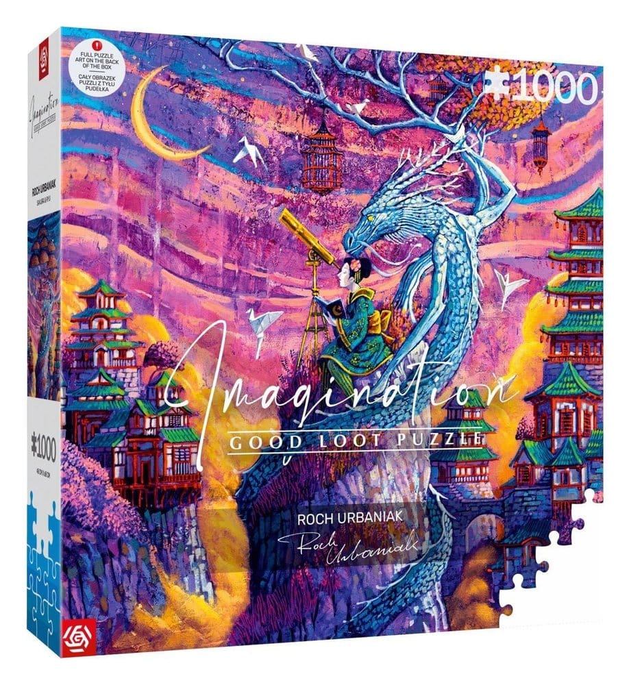 Imagination Series Puzzle Roch Urbaniak Sakura i Ryu (1000 bitar)