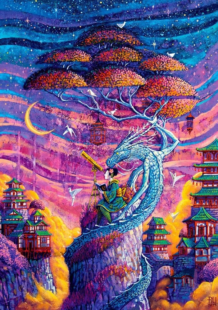 Imagination Series Puzzle Roch Urbaniak Sakura and Ryu (1000 pieces)