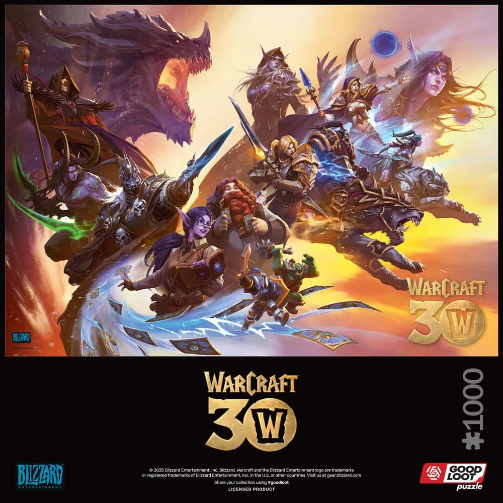 World of Warcraft Pussel 30-årsjubileum (1000 bitar) Good Loot