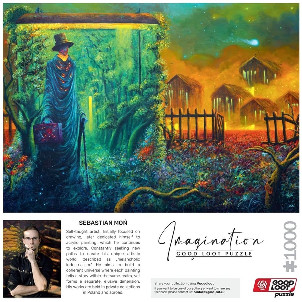 Imagination Series Jigsaw Puzzle Sebastian M. Stationary Traveller II (1000 pieces)