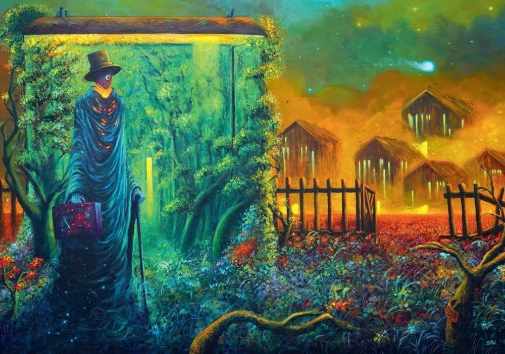 Imagination Series Jigsaw Puzzle Sebastian M. Stationary Traveller II (1000 pieces)
