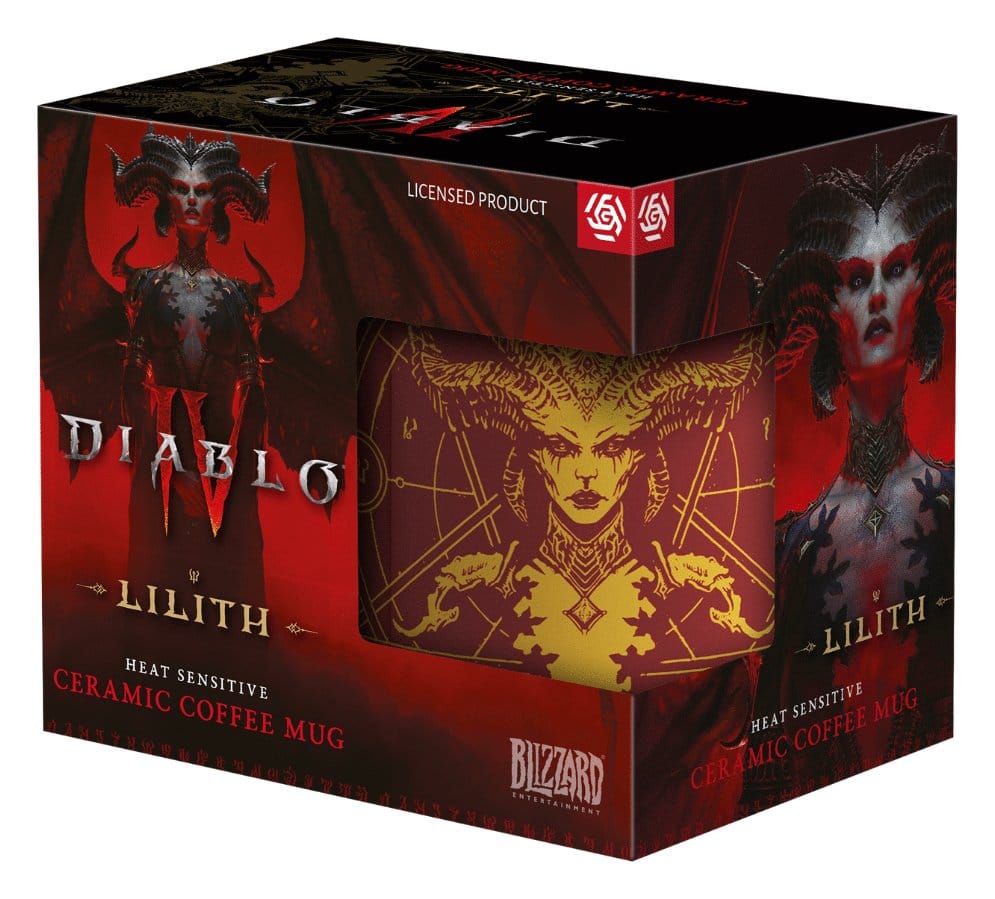 Diablo IV Heat Change Mug Lilith's Blood