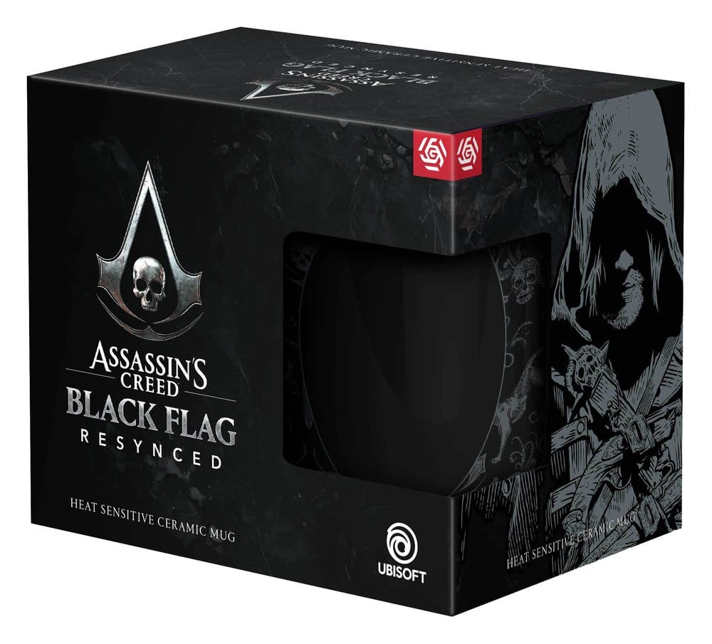 Assassin's Creed Black Flag-värmeändrande mugg med Edward Kenway, 480 ml