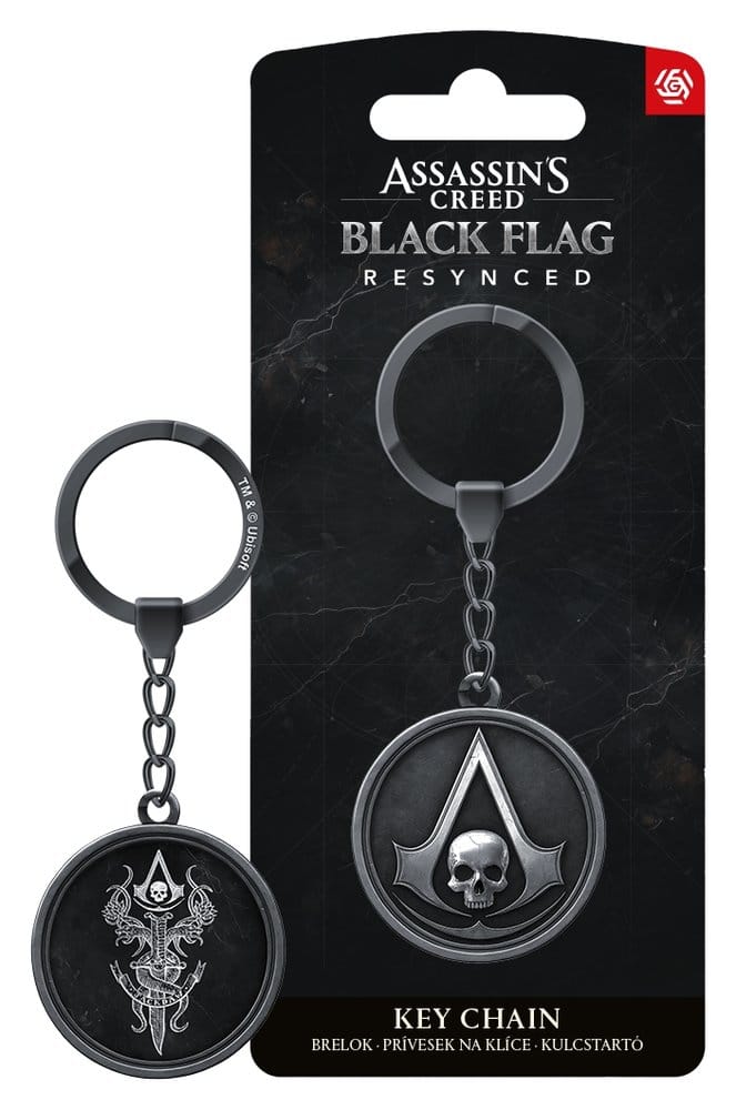 Assassin's Creed Black Flag Resynced Nyckelring med Jackdaw-motiv