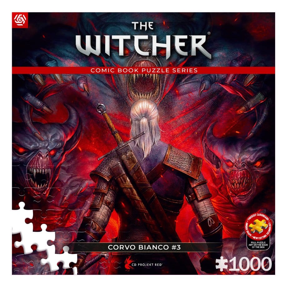 Pusslet The Witcher Corvo Bianco (1000 bitar)