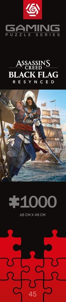 Assassin's Creed Black Flag pussel med 1000 bitar, officiellt licensierat