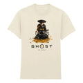 Ghost of Yotei T-Shirt Atsu Kneeling - Högkvalitativ T-shirt i 100% Bomull Heroes Inc