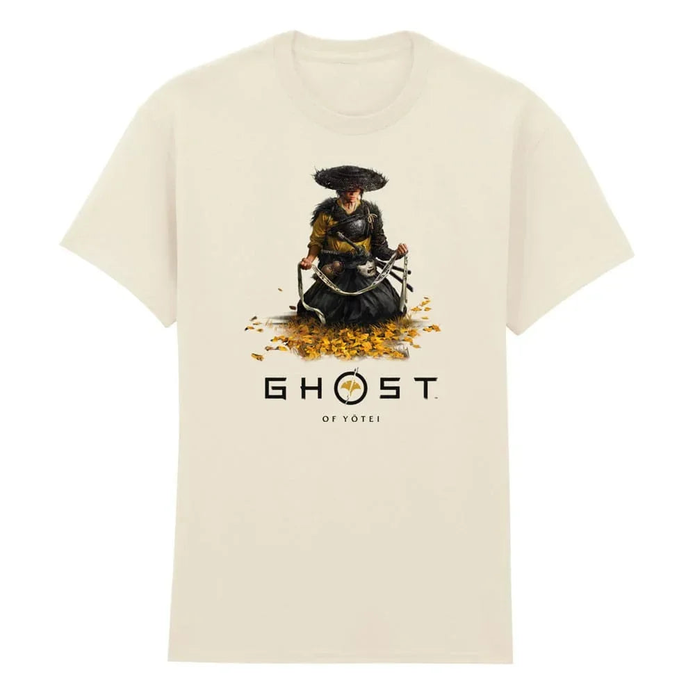 Ghost of Yotei T-Shirt Atsu Kneeling Size M Heroes Inc