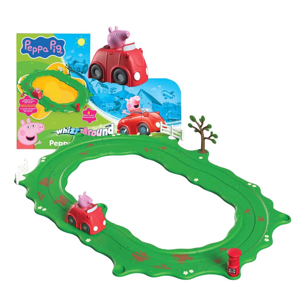 Greta Gris Whizz Around Peppa's Little Red Car Set Character Options