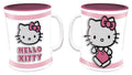 Hello Kitty Mugg Rosa Präglad