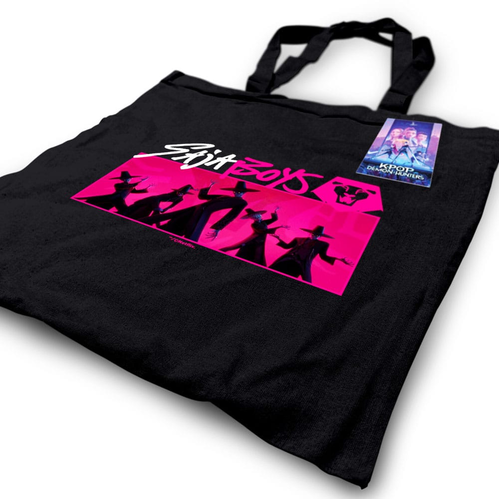 KPop Demon Hunters Tote Bag Saja Boys - Högkvalitativ och Officiellt Licensierad Pyramid International