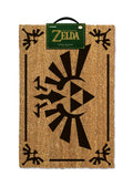 Dörrmatta The Legend of Zelda (Triforce Svart) 60 x 40 cm