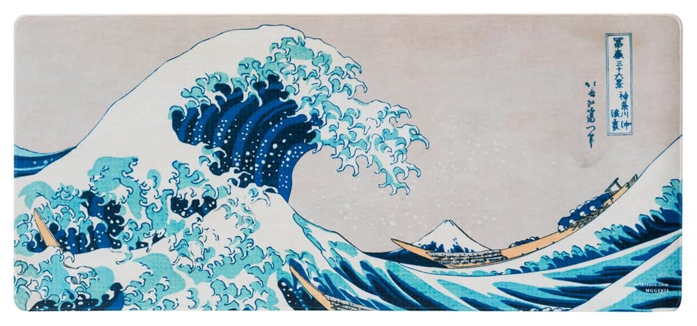 Hokusai Den Stora Vågen i Kanagawa XL Musmatta 80 x 35 cm