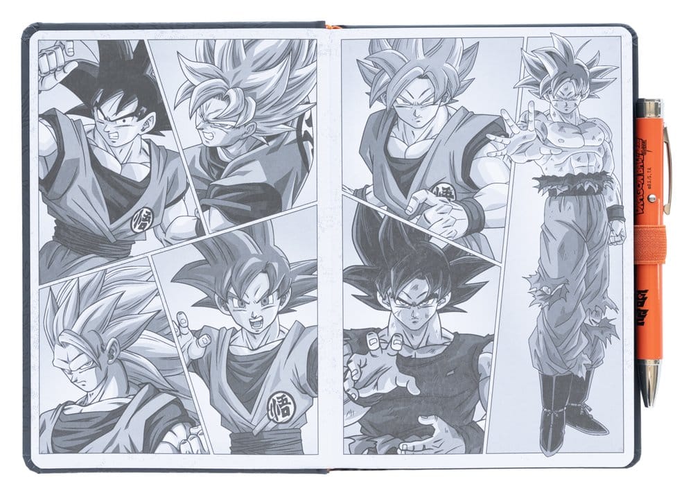 Dragon Ball Premium Anteckningsblock A5 med Projektor Penna Super Goku