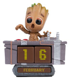Marvel 3D Evig Kalender Groot Dödsknapp 12 cm