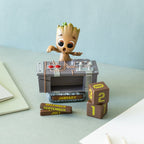 Marvel 3D Evig Kalender Groot Dödsknapp 12 cm