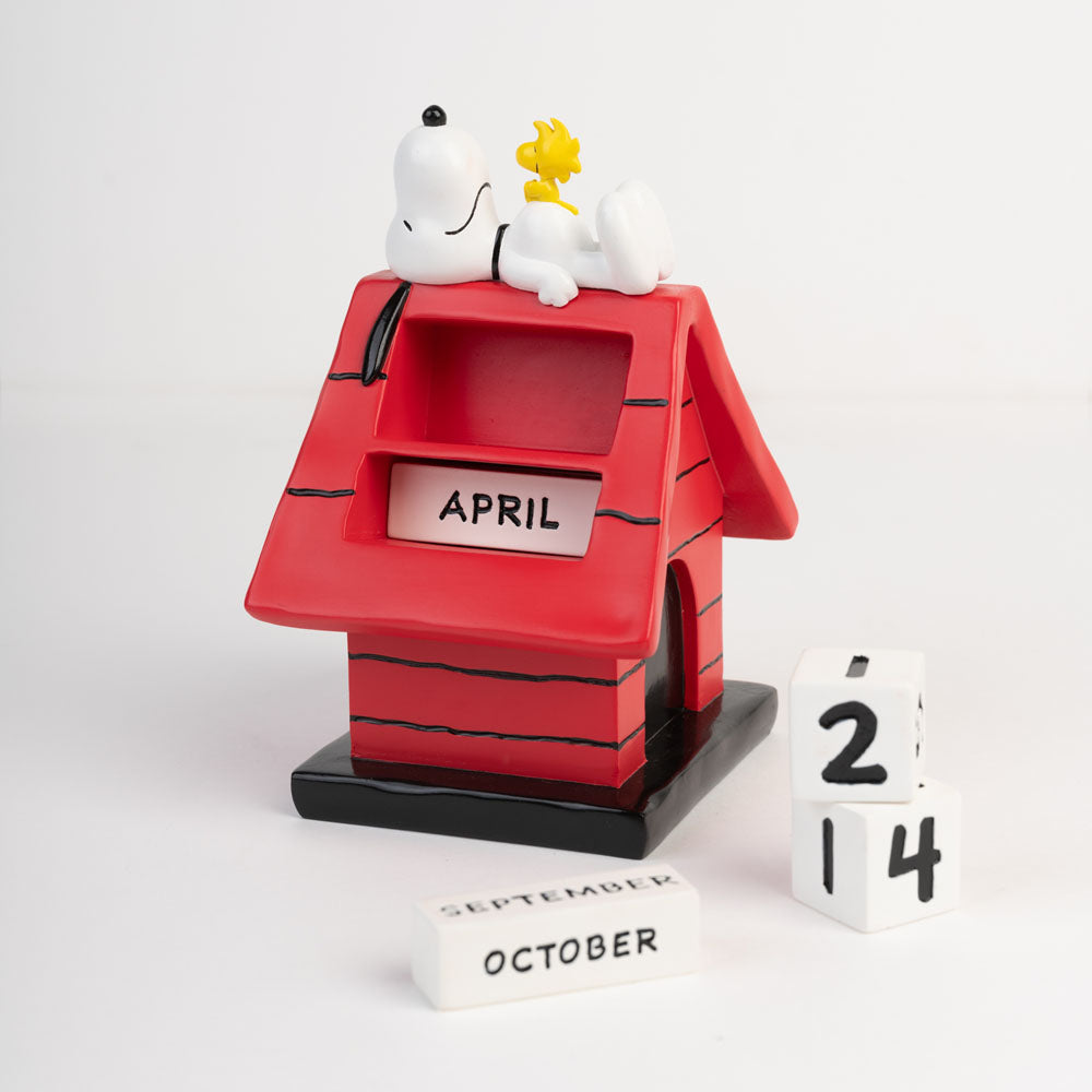 Peanuts 3D evig Kalender Snoopy Hundhus Grupo Erik