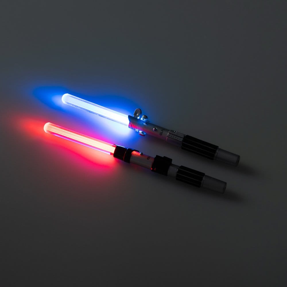 Star Wars Set med 2 Ljusstavspennor Luke Skywalker & Darth Vader