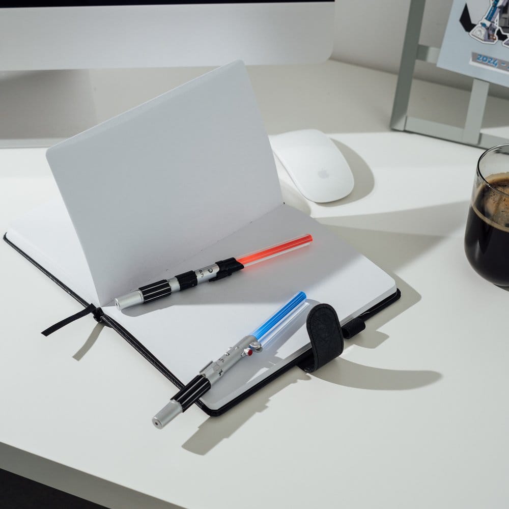 Star Wars Set med 2 Ljusstavspennor Luke Skywalker & Darth Vader